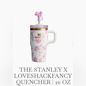 ⚠️ LoveShackFancy x Stanley 20 Oz Quencher in “Ribbon Rosa”